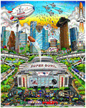 Fazzino Art Fazzino Art NFL: Super Bowl LI: Houston (DX)